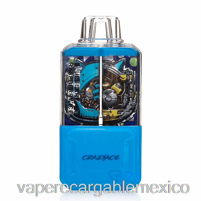 Vape Recargable Crazyace B15000 Desechable Arándano Frambuesa Hielo